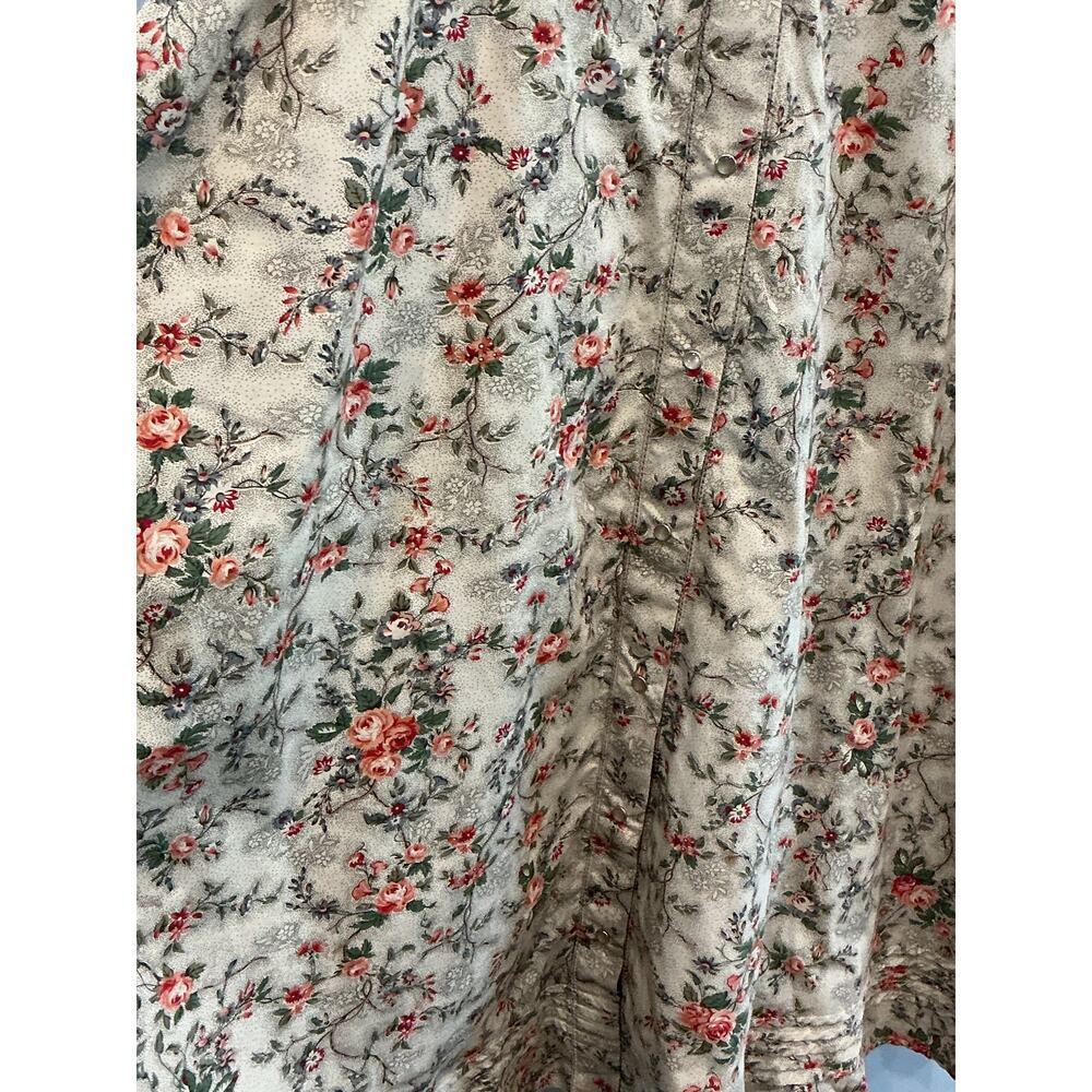 NEW Vintage Ralph Lauren‎ Button Front Maxi Skirt Cottage Rose Romantic Country - Picture 7 of 8